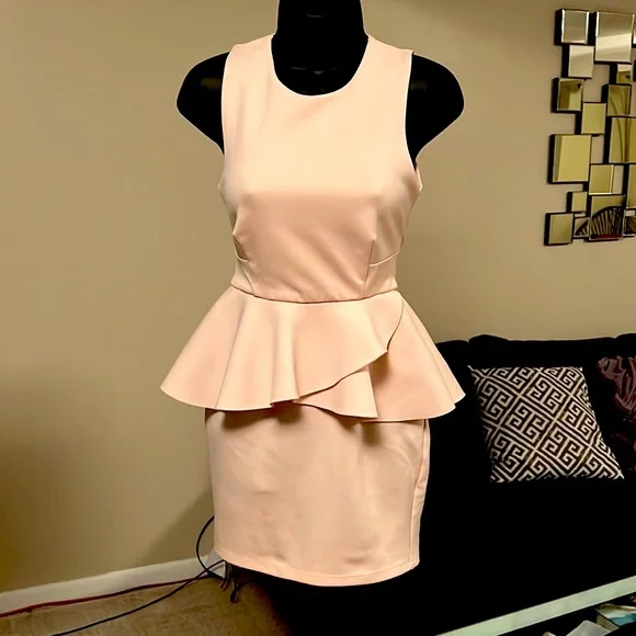 knee length dresses for ladies Ivy Coral Pink Mini Dress – Bright & Light Pink Short Dresses main image 1